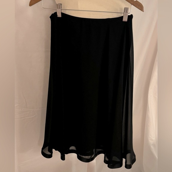 Patra Black Midi Zip Up Skirt | Size 6 - Picture 2 of 8